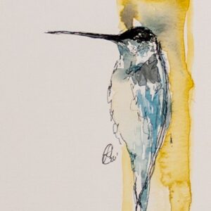 Perched in Yellow